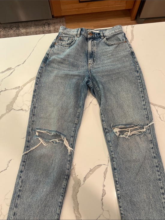 Denim - Women’s Light Blue Vintage Straight Jeans